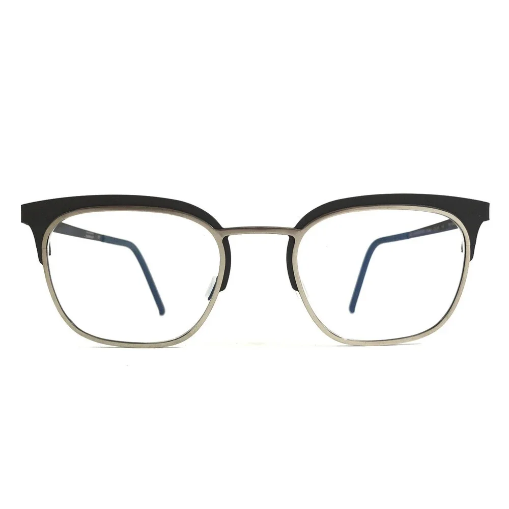 Blackfin Eyeglasses Frames BF832 MARROWSTONE COL.861 Brown Silver 52-21-145
